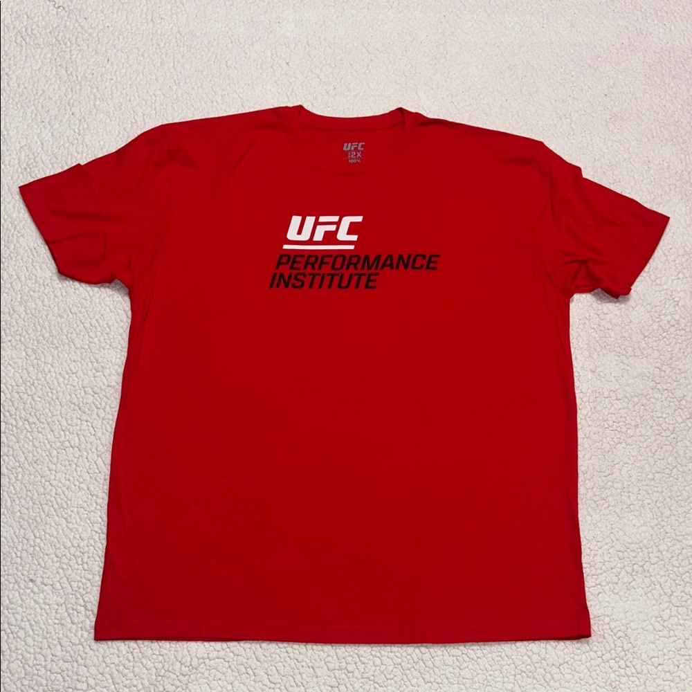 UFC Red Performance Institute Short Sleeve Tee NWOT